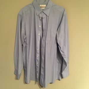 Roundtree and Yorke Blue Dress Shirt TALL